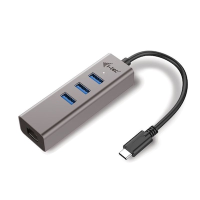 I-tec usb-c metal hub 3 + glan