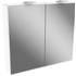 Fackelmann LED-Spiegelschrank 'Lima' weiß 80 x 71,2 x 15,3 cm