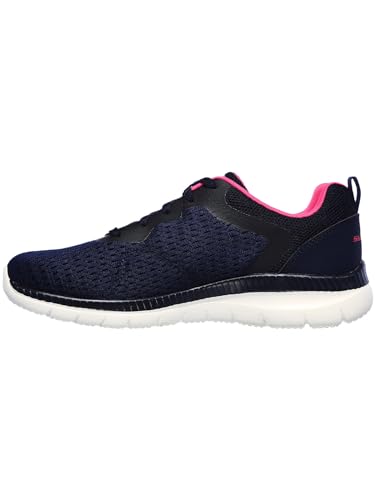 Skechers Damen - Sneaker Bountiful Quick Path 12607 - Navy pink, Schuhgröße:38