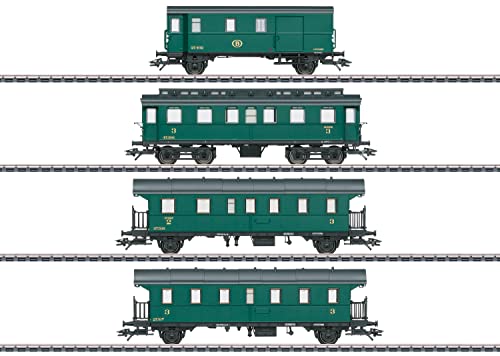 Märklin 43054 H0 4er-Set Personenwagen der SNCB