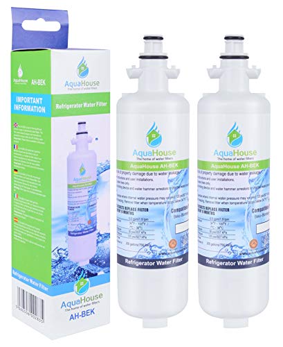 2x AquaHouse AH-BEK Kühlschrank Wasserfilter für Beko 4874960100, Lamona HJA6110 LAM6100, Blomberg KFD9952PXDUK, Grundig GSN9440XA Kompatibel