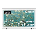 Samsung QLED 4K The Frame 65 Zoll Fernseher (GQ65LS03BGUXZG, Deutsches Modell), mattes Display, austauschbare Rahmen, Art Mode, Smart TV [2023]