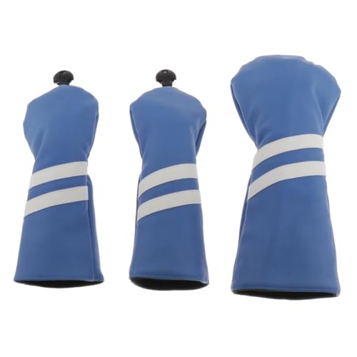 3 Stück Golfschlägerhaube Professinal Golf-Putter-Kopfschutz for Eisenschläger, leicht, langlebig, tragbar, passend for alle Eisenschläger (Color : Blue)