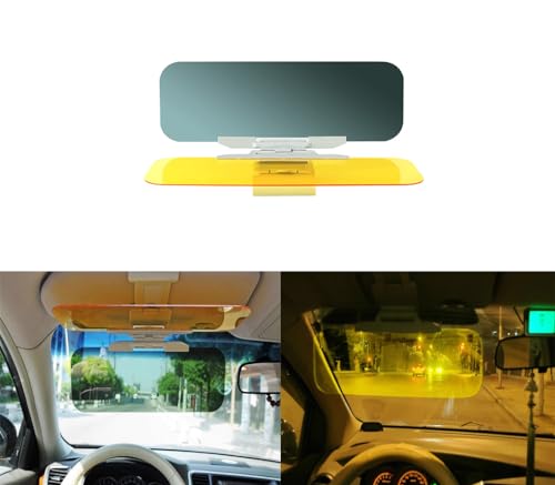1Stück Auto Sonnenblende für Benz GLC SUV/Coupe X253/X254 2015 2016 2017-2023+, 2-in-1-Auto-Blendschutz-Sonnenblende UV-Schutz Faltbare Sonnenblenden,32 * 14cm