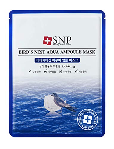 SNP Wasserblasen Maske 10 Stück 1. Vogelnest aqua
