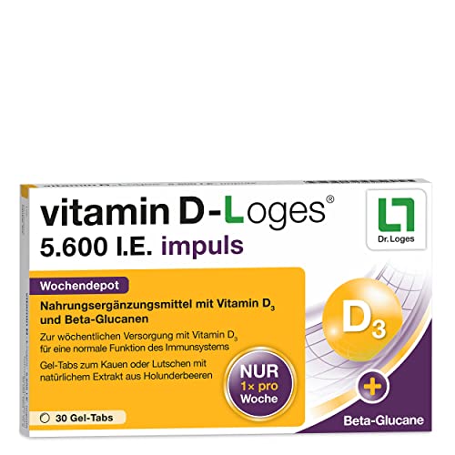 vitamin D-Loges 5.600 I.E. impuls Kautabletten,30St