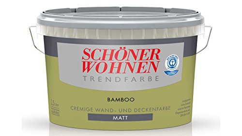 SCHÖNER WOHNEN FARBE Wand- und Deckenfarbe »Trendfarbe Bamboo, matt«, 2,5 l