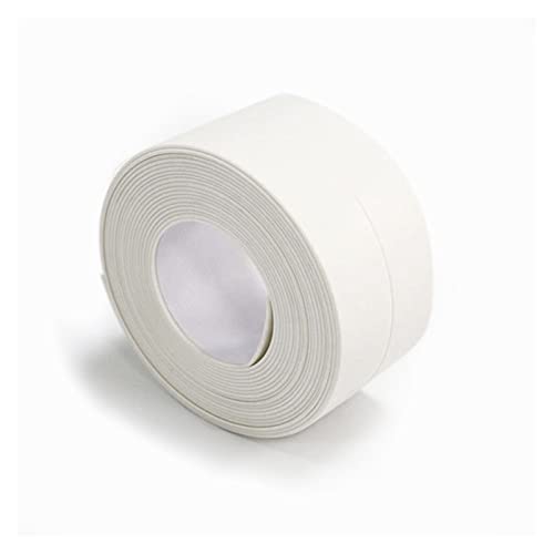 QSBVSO Badezimmer Duschspüle Badesdicht Streifenband weiß PVC Selbstklebender wasserdichte Wandaufkleber Compatible With Badezimmerküche (Color : 16, Size : 100x2.2cm)
