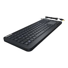KeySonic KSK-6231 Inel - Tastatur - Deutsch - Schwarz
