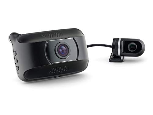 Caliber Dashcam -Auto - Tag- und Nachtsensor - LCD -Bildschirm - HD Ready 3 Megapixel - Screencapture - G -Sensor - Loopecording - DVR225 -DUAL - Einschließlich Rückkamera - Batterie - Micro SD - 2,7 Zoll Bildschirm - Schwarz - 80 x 40 x 50 mm