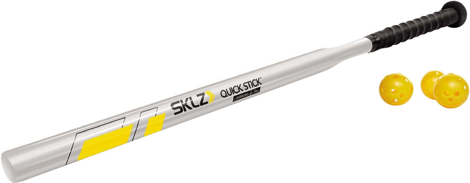 SKLZ Power Stick Baseball und Softball Trainingsschläger für Stärke, Unisex, 0011, Silber, 12-Ounce