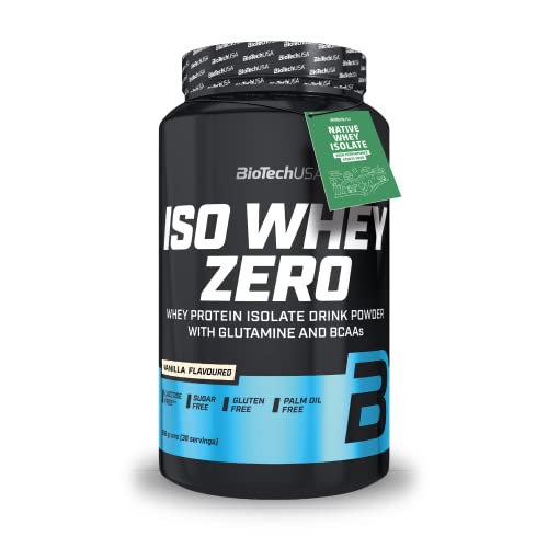 5 x Biotech USA Iso Whey Zero, 908g Dose , Vanille (5er Pack)