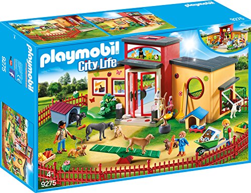 Playmobil Konstruktions-Spielset "Tierhotel Pfötchen (9275) City Life"