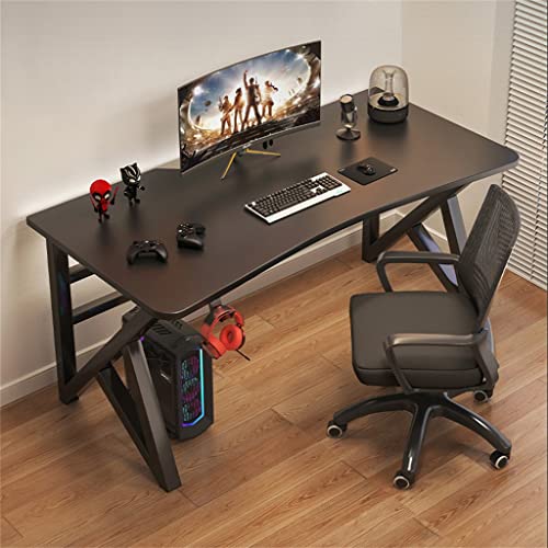 Computertisch, Desktop-Familie, E-Sport-Tisch und Stühle, Kombinationstisch, Schlafzimmertisch ohne Stühle (Farbe: Argento, Größe: 120 cm) Lofty Ambition