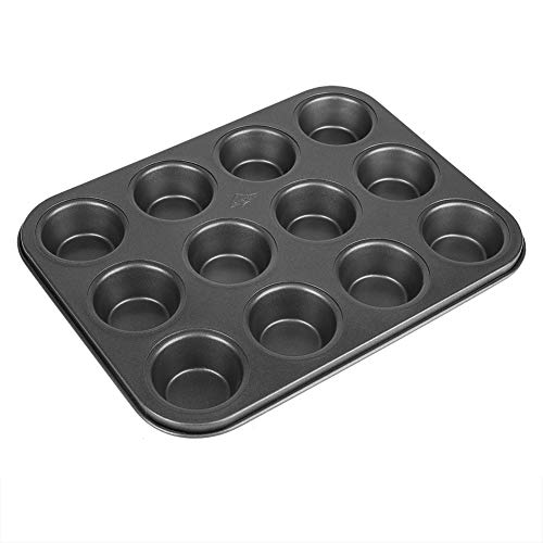Kuchenform Backen - Professionelle 12 Cup Muffin/Yorkshire Pudding/Cupcake Tablett Backgeschirr Antihaft