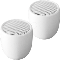 FONTASTIC 262692 - Bluetooth Lautsprecher Paar, 2x 5 W, weiß
