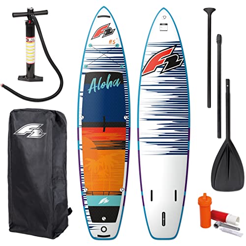 F2 Aloha SUP RED 11,4" Stand UP Paddle Board KOMPLETT - TESTBOARD
