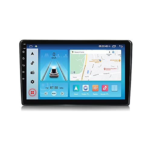 Android 11 Autoradio mit Navi für Peugeot 308 308sw 2013-2017 9 Zoll Touch 2 Din Android Auto Bluetooth Radio mit Display Rückfahrkamera USB WiFi Mirror Link Canbus