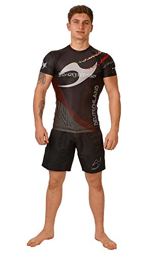 Ju-Sports Rashguard Pro C18 Germany Kurzarm schwarz (XL)