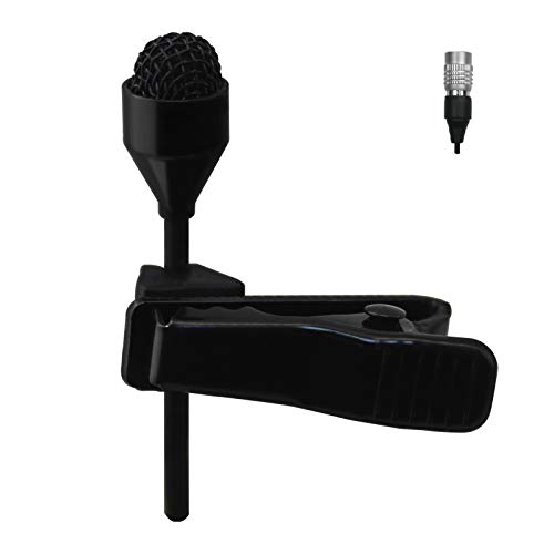 JK MIC-J 044 Micrófono de solapa Lavalier Compatible con Audio Technica Bodypack Transmisor