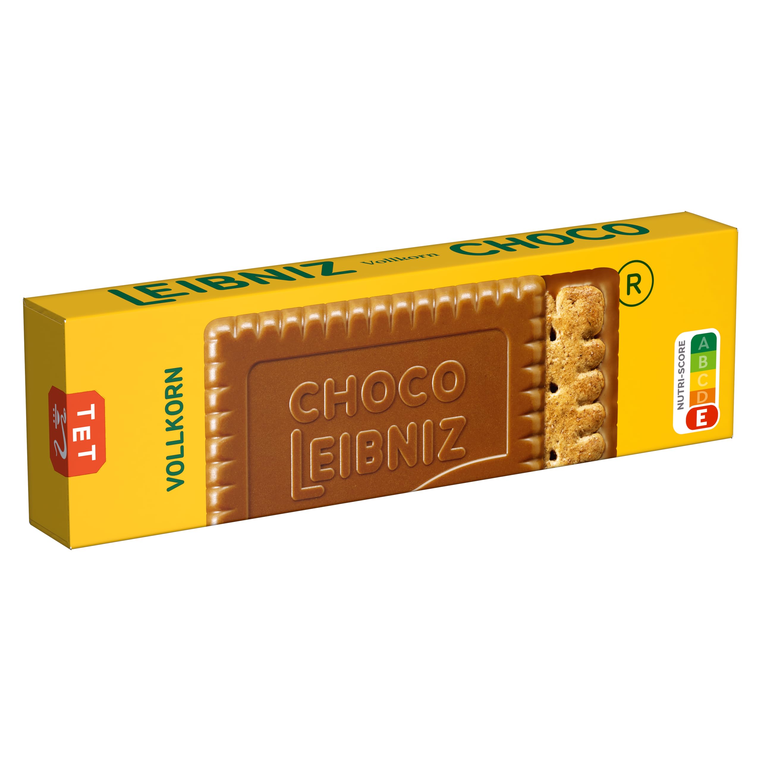 LEIBNIZ Choco Vollkorn, 12er Pack, knusprige Vollkornkekse eingebettet in zarte Milchschokolade, Großpackung als Vorrat oder zum Verkauf (12 x 125 g)