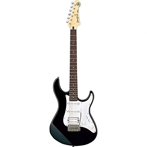 Yamaha Pacifica 012 BL E-Gitarre schwarz - Hochwertige Elektrogitarre für Einsteiger in elegantem Design - 4/4 Gitarre aus Holz