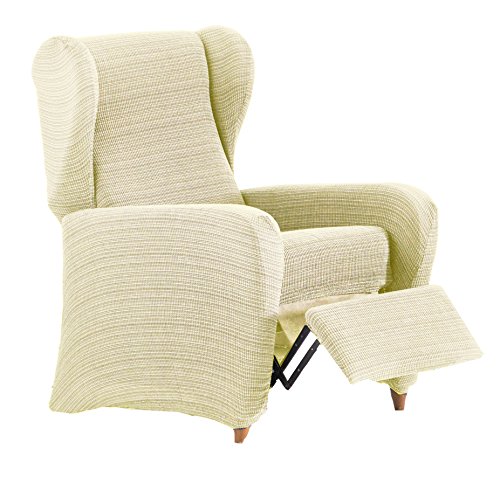 Eysa Aquiles elastisch Sofa überwurf relaxsessel Farbe 00-Ecru, Polyester-Baumwolle, 37 x 29 x 5 cm