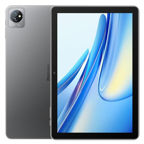 Blackview Tab 70 WiFi - Ultraschnelles Touchscreen Tablet - 10.1“ Display - 3 GB RAM + 64 GB ROM - Rockchip RK3562-2 MP + 5 MP Kameras - 6.580 mAh Akku - Grau