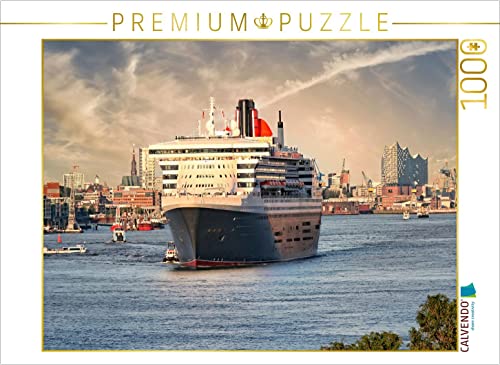 CALVENDO Puzzle Queen Mary 2 1000 Teile Lege-Größe 64 x 48 cm Foto-Puzzle Bild von Peter Roder