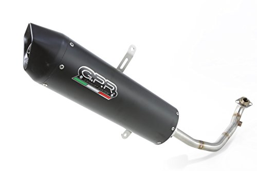 GPR Auspuff für Piaggio Vespa LX – LXV 125 2010/14 Komplettanlage zugelassen für Scooter Serie Furore schwarz