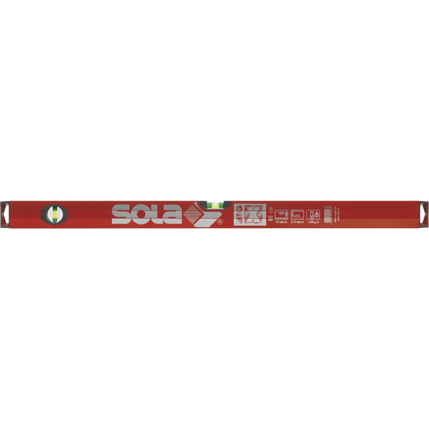 Sola 1373701 Leichtmetall-Wasserwaage 200cm 0.5 mm/m