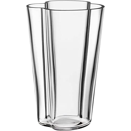 Iittala Aalto Vasen, Glas, Klar, 6 x 10 x 22 cm
