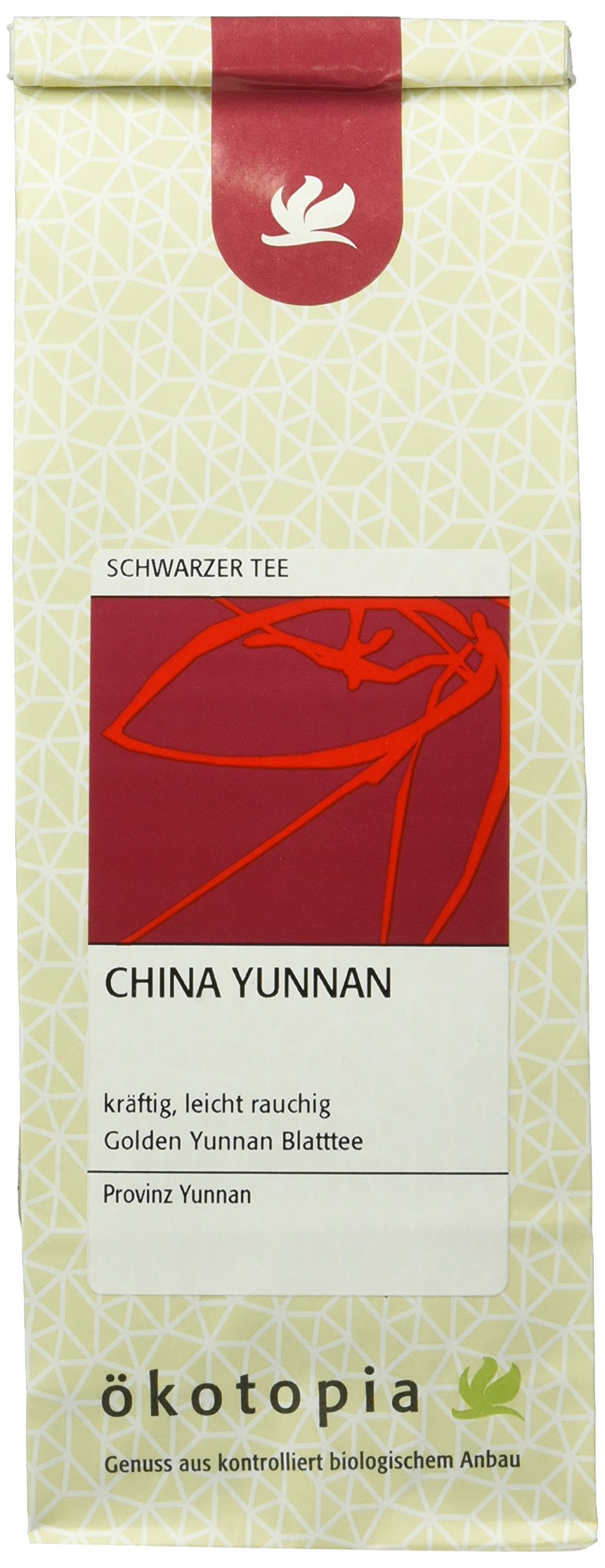 Ökotopia Schwarzer Tee China Yunnan, 5er Pack (5 x 100 g)