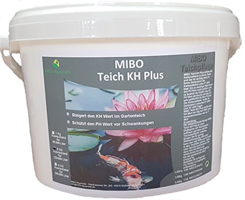 MIBO KH Plus 3kg für 120.000 Liter Gartenteichwasser Karbonatwerterhöhung