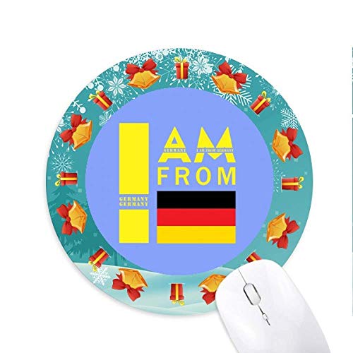 Ich komme aus Deutschland Mousepad Round Rubber Mouse Pad Weihnachtsgeschenk
