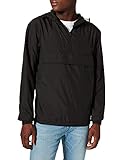 Urban Classics Herren Basic Pull Over Jacket Jacke, Schwarz, XXL EU