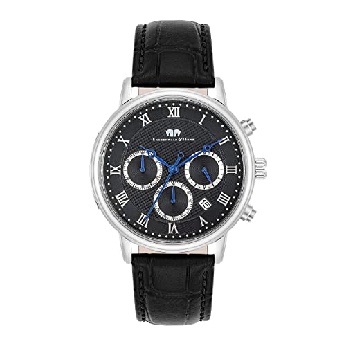 Rhodenwald & Söhne, Armband-Uhr Moonlight in schwarz, Uhren für Herren