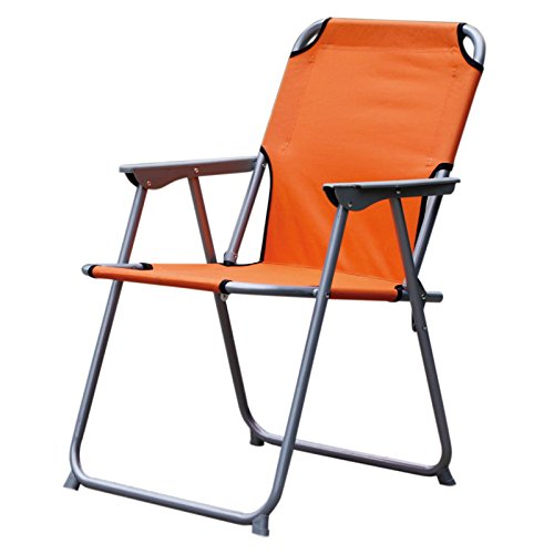 Campingsessel 75x57x54cm Oxford Klappstuhl versch. Farben Campingstuhl Stuhl, Farbe:orange
