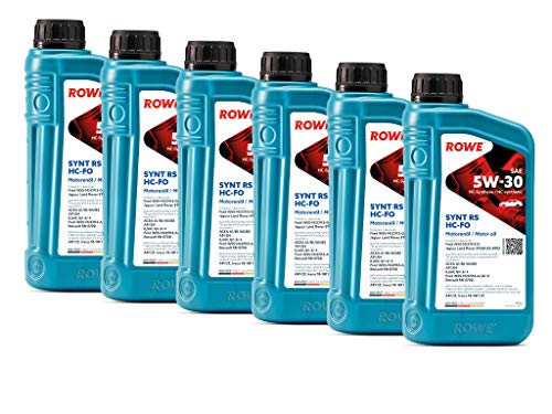 6 (6x1L) Liter ROWE HIGHTEC SYNT RS SAE 5W-30 HC-FO Motoröl Made in Germany