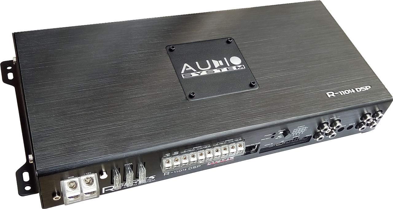Audio System R-110.4 DSP 4-Kanal Digitaler Hochleistungs-Verstärker mit 8-Kanal DSP Amplifier