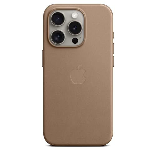 Apple iPhone 15 Pro Feingewebe Case mit MagSafe – Taupe ​​​​​​​