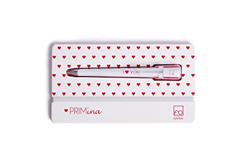 Forever NPKRE01589 Primina Stylus-Stift mit Spitze aus Ethergraf, I Love You Edition