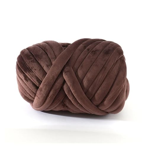 Chunky Wolle 0,5/1 kg mehrfarbiges Super-Samt-Grobgarn, dickes, sperriges Riesengarn for Handstricken, DIY-Arm, große Decke, Teppichweben (Color : 17-1KG)