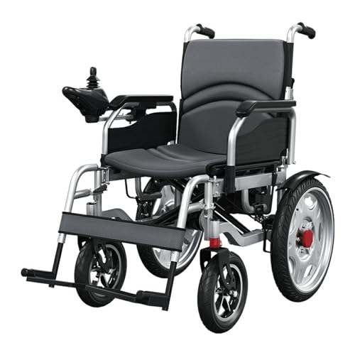 Elektrischer Rollstuhl Erwachsene Klappbar Bequeme Rollstühle Leichter Elektrorollstuhl Behinderte Motorisierte Scooter,Black