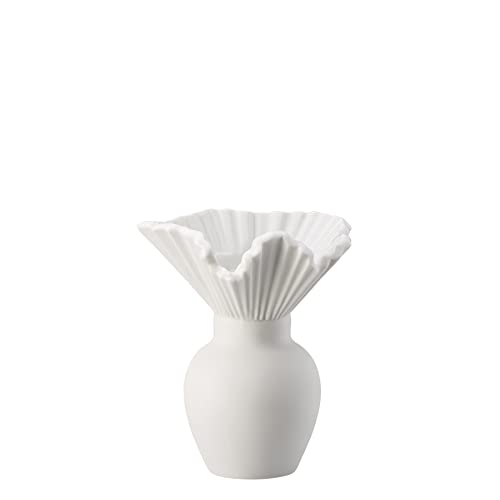 Rosenthal - Studio-Line - Minivase/Blumenvase - Falda - Porzellan - weiß matt - Höhe 10 cm