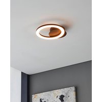 EGLO connect.z Smart-Home LED Wandleuchte Parrapos-Z, runde Wandlampe, ZigBee, App und Sprachsteuerung Alexa, Lichtfarbe einstellbar (warmweiß-kaltweiß), dimmbar