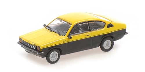 Minichamps 870040121 - Ope Kadett Coupe Yellow & Black 1973 - maßstab 1/87 - Sammlerstück Miniatur