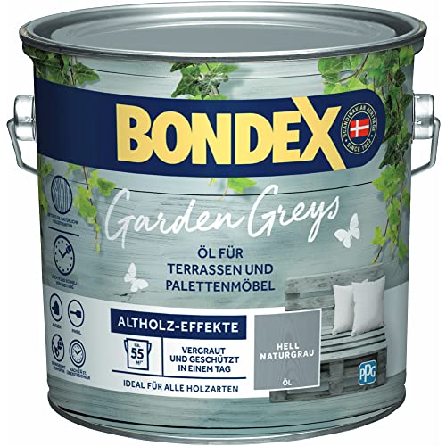 Bondex Garden Greys Öl Hell Naturgrau 2,5 l