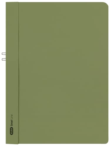 Elba Klemmhefter A4, Smart Line, ohne Vorderdeckel, aus Karton, grün, 50 Stück