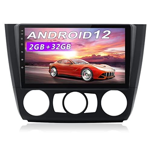 AWESAFE Android Radio mit Carplay/Android Auto Android 12 für BMW 1er E81/E82/E87/E88 2004-2011 9 Zoll Bildschirm mit Navi Bluetooth WiFi FM RDS Radio
